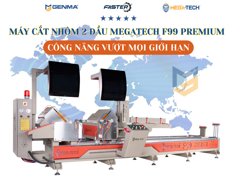 Máy cắt nhôm 2 đầu Megtech F99 Premium 05