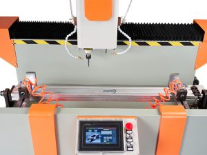 Máy khoan khóa nhôm 2 đầu Faster CNC 1350 2