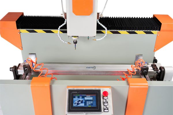 Máy khoan khóa nhôm 2 đầu Faster CNC 1350 2