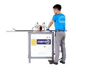 Máy cắt nhôm nội thất 1 đầu nâng hạ lưỡi Faster 6